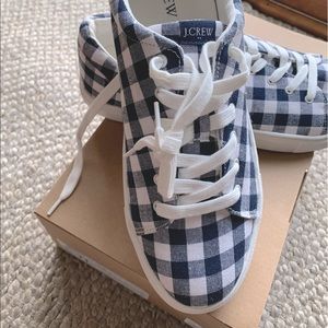 J Crew canvas sneakers
